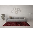 thumbnail image 3 of Ahgly Company Indoor Rectangle Abstract Red Modern Area Rugs, 8' x 12', 3 of 4