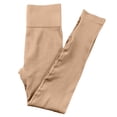 thumbnail image 7 of MXUIKV Leggings Pants for Women Tight Fitted Elastic High Waist Workout Yoga Trousers Solid Color(Medium,Khaki), 7 of 7