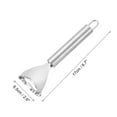 thumbnail image 2 of Stainless Steel Corn Peeler, Corn Cob Stripper with Ergonomic Handle Corn Scraper Corn Remover Tool, Silver, 2 of 5