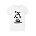 thumbnail image 1 of Keep Calm And Love Uzbekistan Country People Patriotic Toddler Kids T-Shirt Tee, 1 of 2