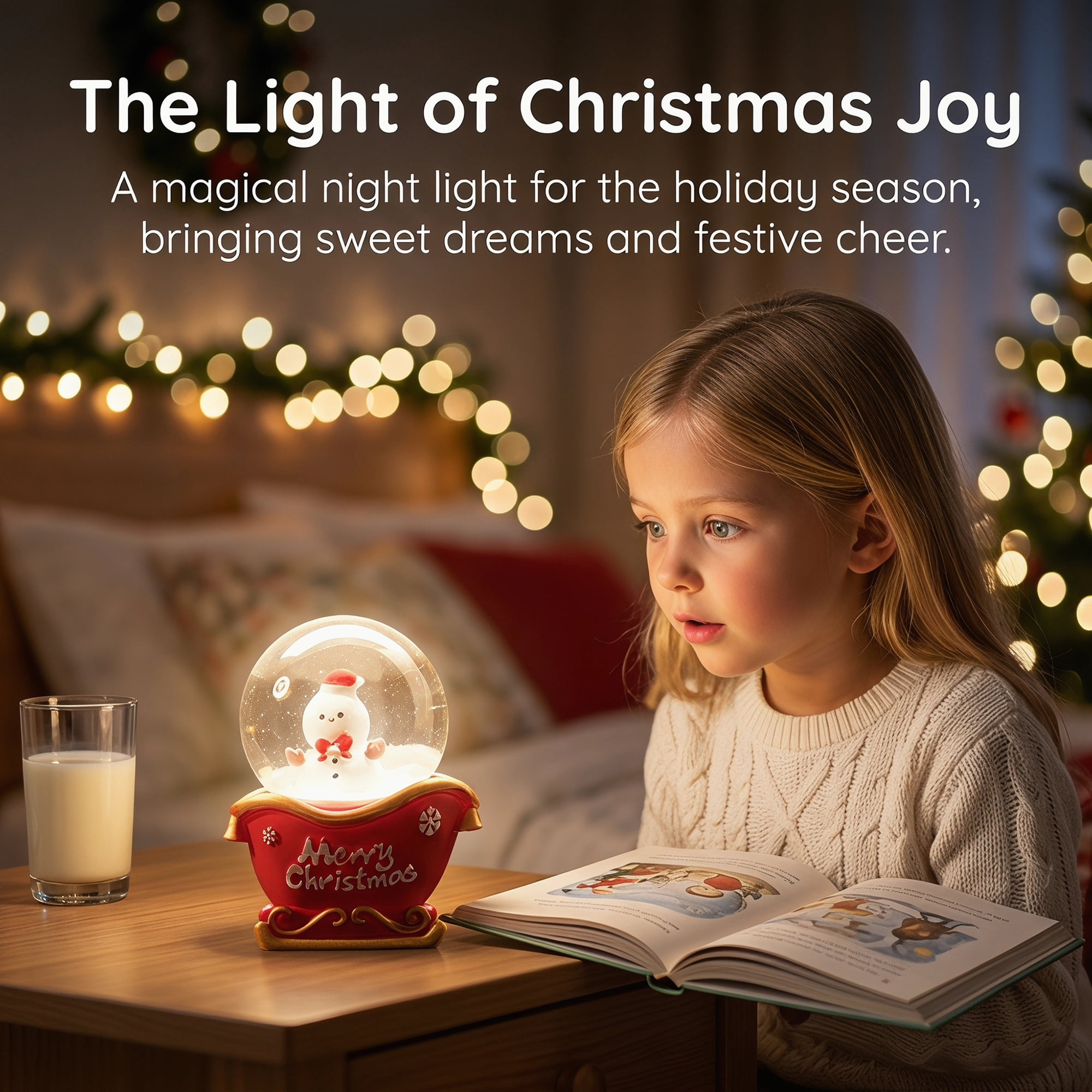 Unique Bargains Light Up Crystal Ball LED Glitter Snow Globe Red P 1.8" x 1.8" x 2.7"