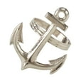 thumbnail image 1 of SARO NR973.S Anneau pour Serviette à Motif d'Ancre Argent - Ensemble de 4, 1 of 1