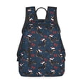 thumbnail image 1 of Balery Christmas Dachshund Mochila ligera para hombre y mujer: duradera e impermeable, ideal para la escuela, el trabajo, viajes y uso diario., 1 of 7
