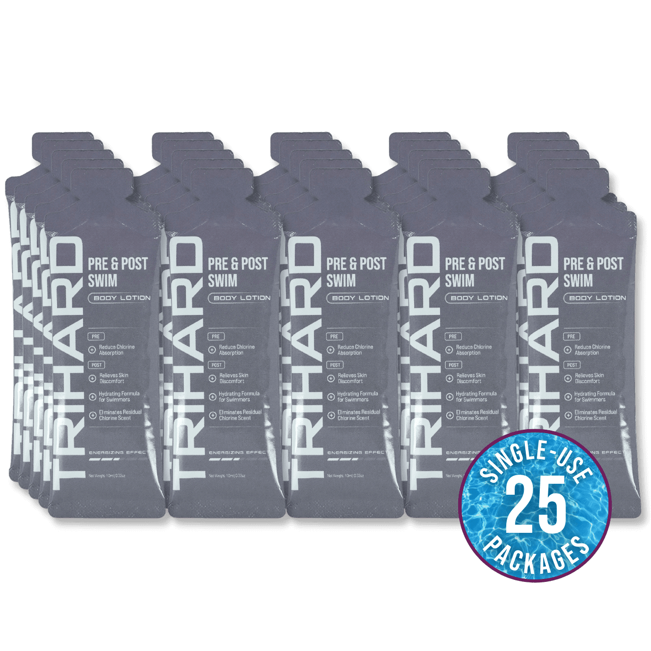 TRIHARD Pre & Post Swim Body Lotion Pre Swim Skin Defense After