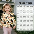 thumbnail image 2 of Xixirimido Black Cat Colorful Floral Print Toddler Girls Cozy Sweatshirt Long Sleeve Ruffle Accent Pullover Top Crewneck Graphic Sweater for Autumn & Winter, for 2-3T, 2 of 7
