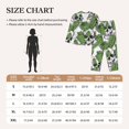 thumbnail image 4 of Pajama Sets for Women 2 Pcs, Thorny Cactus skull Button Down Long Sleeve Sleepwear Lounge PJ Sets, 4 of 6