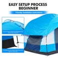 thumbnail image 6 of TROPOW 8x8x7.2 FT Truck Bed Tent for SUV & Pickup Trucks - Waterproof Car Camping Tent for 5-8 People | 4-Season, PU 2000mm Waterproof with Easy Setup, 6 of 6