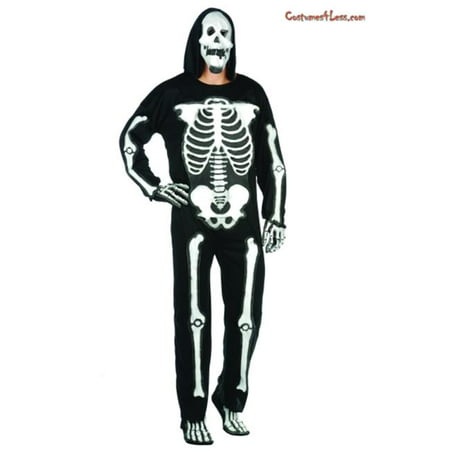 EVA Skeleton Costume - Size Adult Standard