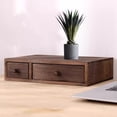 thumbnail image 4 of Solid Wood Desktop Storage Box Height Display Collection Rack Multi-functional Jewelry Stationery Drawer Organizer, 4 of 7