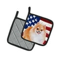 thumbnail image 2 of Pomeranian #2 Patriotic Pair of Pot Holders, 2 of 2