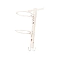 thumbnail image 2 of DYNWAVECA Football Holder Gift Bedroom Tool Room Basketball Ball Storage Rack Adhesive White 42x18cm, 2 of 9