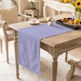 thumbnail image 6 of Purple Dining Table Runner, Natural Solid Color Organic Mottling Texture Washable Table Runners Kitchen Coffee Table Center Decor for Home Party Holiday Wedding 18 x 72 Inches, 6 of 9