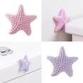 thumbnail image 2 of Starfish Shaped Luminous Crash Pad Mat Adhesive Door Lock Silicone Shockproof Pad 4.5cm, 2 of 7
