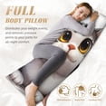 thumbnail image 7 of Honeii Cute Cartoon Kitten Print Long Body Pillowcase 20x54 in,Body Pillow Cover with Zipper,Large Body Pillowcase,Soft Bed Decorative, 7 of 7
