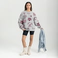 thumbnail image 3 of Women's Gameday Couture Gray Texas A&M Aggies Always on Repeat Fleece Sweatshirt, 3 of 4