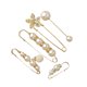 thumbnail image 1 of 5 uds broche de perlas bonitos alfileres de seguridad de cintura para jinwen Pasador de cintura, 1 of 7