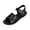 Black, variant on Wide Width Shoes for Women, Women's Flat Sandals Comfortable Open Toe Casual Strappy Ankle Strap Slides Dressy Summer Cute Walking Bohe Beach Sandals Crisscross Slide Outdoor Wedding Shoes, Black 5.5