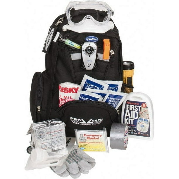 PROSAFE 52 Piece Emergency Response/Preparedness Kit Includes Duct