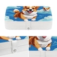 thumbnail image 4 of Corgi PU Leather Necklace Organizer Jewelry Box Earring Organizer with Removable Compartment, Portable, 4 of 6