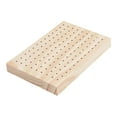 thumbnail image 1 of Soporte de brocheta de alimentos de madera Estatua de arcilla Decoración de la mesa Decoración de la vajilla del aperitivo Servicio de porción para la 117 agujeros, 1 of 8