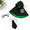 Black+Green-Medium, variant on Pet Wizard Costume Set for Small Dogs Cats, Black+Green, Small
