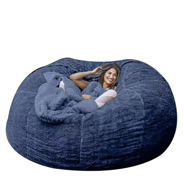 Lazy Sofa Cover Bean Bag Artificial Fur Bean Bag Bean Sofa Cover
