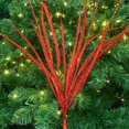 thumbnail image 2 of Holiday Time Branche de Paillettes Rouges, 2 of 2