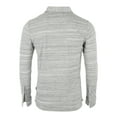 thumbnail image 4 of ZIMEGO Mens Long Sleeve Vintage Color Contrast Placket Pocket Polo Shirts, 4 of 4