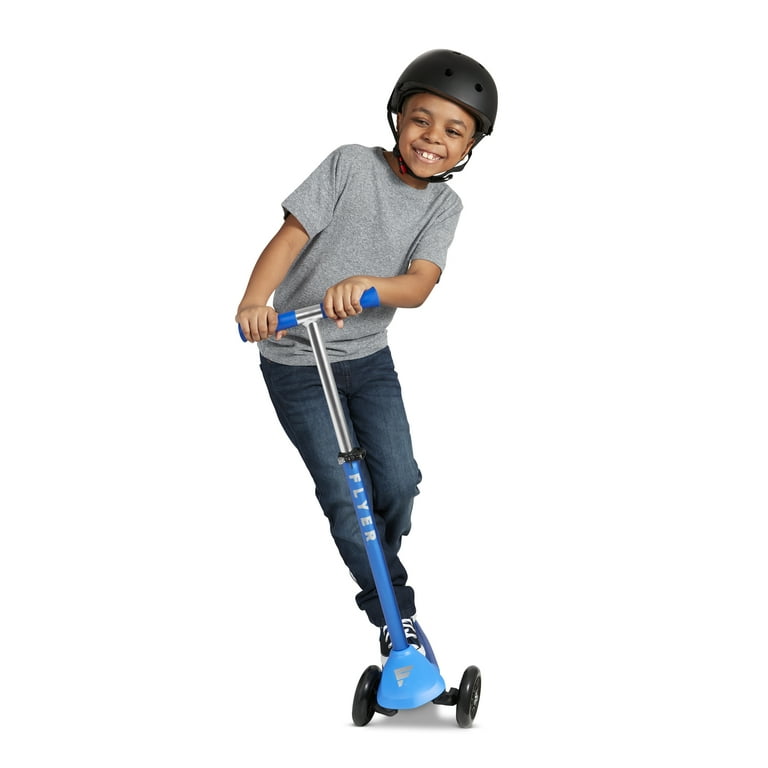 Free Shipping Flyer by Radio Flyer Glider Pro 3 Wheel Scooter for Kids 6 Blue Walmart