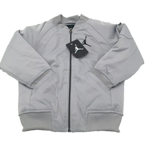 Jordan Nike Jordan Little Boys Wings Ma 1 Jacket Smoke Grey Size 5 Walmart Com Walmart Com