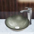 thumbnail image 2 of VIGO Simply Silver Glass Vessel Sink and Blackstonian Faucet Set, Chrome, 2 of 5