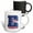Multicolor, variant on 3drose, Personalized Initial Letter E 3d Blue, 11oz Two-tone Blue Mug