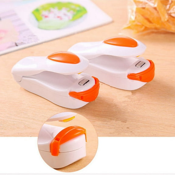 UNOMOR Small Bag Sealer Mini Bag Heat Sealer ABS for Home Users 1Set