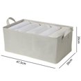 thumbnail image 1 of Caja de almacenamiento de ropa y pantalones, armario de gran capacidad, caja de almacenamiento plegable, cajón de cosméticos, caja organizadora en capas, 1 of 6