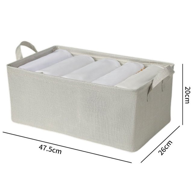 Caja de almacenamiento de ropa y pantalones, armario de gran capacidad, caja de almacenamiento plegable, cajón de cosméticos, caja organizadora en capas
