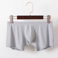 thumbnail image 2 of Mens Underwear Men's Pure Color Ice Silk Seamles Underwear Fashionable Sexy Underwear, 2 of 4