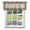 Black, variant on Gray Window Valance for Kitchen, Boho Diamond Pattern Border Rustic Southwestern Rod Pocket Short Curtains for Small Windows, Light Filtering Decorative Valances, 42 x 12 Inches