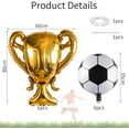 thumbnail image 3 of YanonmyfdSoccer Party Balloons Set, 32 Inch Champion Trophy Mylar Foil Balloon and 6pcs Football Helium Foil Balloons, Sport Decor for Boys Kids Soccer Ball Fans Birthday Party Decoration Supplies, 3 of 37