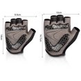 thumbnail image 2 of Guantes deportivos medio dedo: guantes de fitness unisex a prueba de golpes guantes de levantamiento de pesas, 2 of 8
