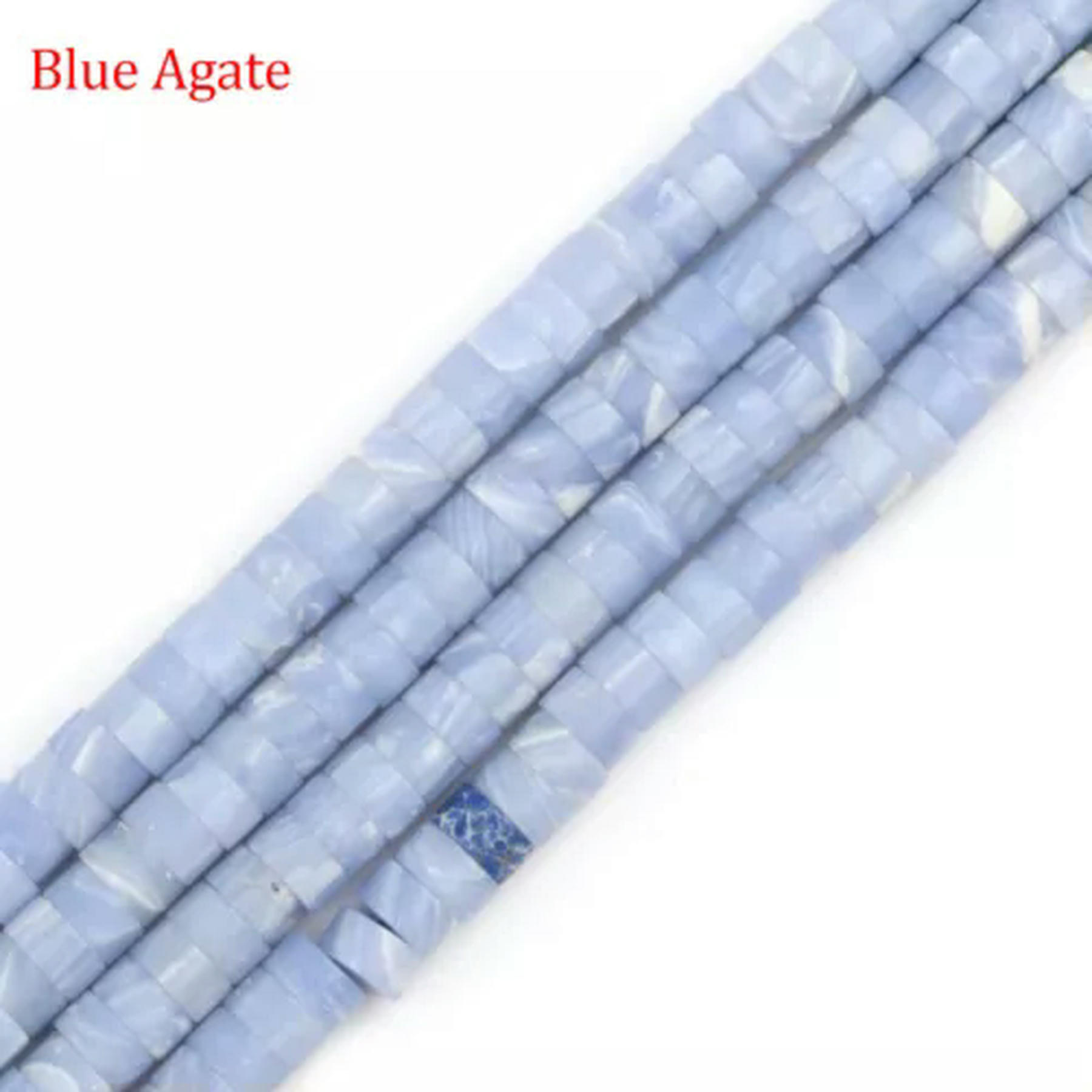 2x4mm Assorted Gemstones Rondelle Crystal Spacer Loose Beads for Jewelry Making
