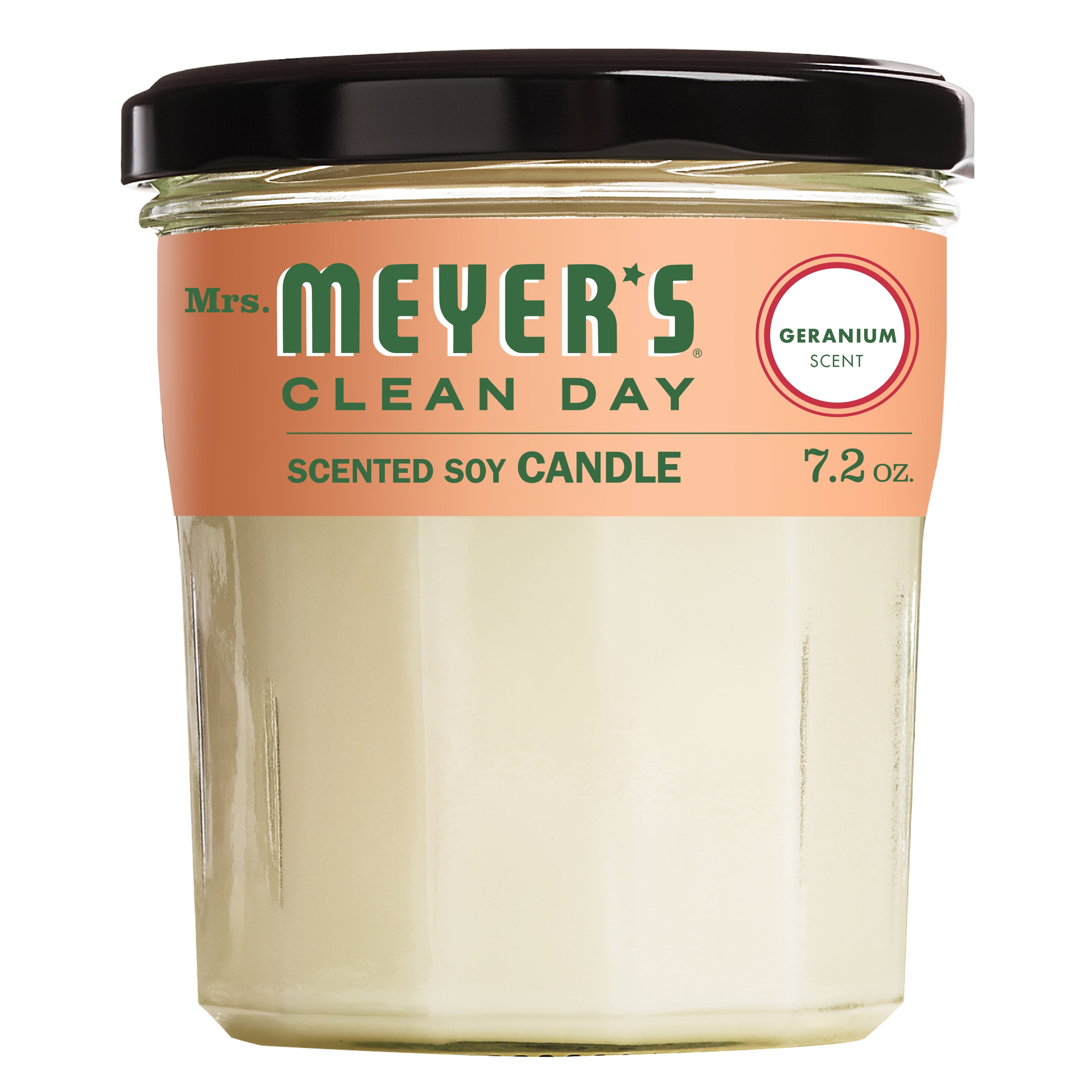7.2 Oz Lot Of 2 Mrs Meyer's Clean Day Honeysuckle Scented Soy Candle 