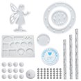 thumbnail image 2 of stanreset Windchime Non Stick Resin Mold Silicone Epoxy Tools Art Casting Reusable Mould Craft Birthday Holiday Window DIY Type 5, 2 of 6