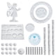 thumbnail image 2 of Matsuzay Molde de resina Windchime, herramientas de epoxi de silicona, Kit de molde reutilizable de fundición para decoración, artesanía para Artesanía Tipo 5 Matsuzay HA010212-05, 2 of 6