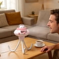 thumbnail image 1 of Desktop Mini Fan For Office Desk Coolings Fast Coolings High Airflow For Student Dormitories, 1 of 6