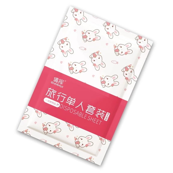 Sinyiin Portable Bedding Set 3/4Pieces Set with Soft and Comfortable for Hotels Travel