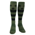thumbnail image 2 of Mk Socks USA Flag Olive Black Military Stars & Stripes Knee-High Long Sports Socks (XS), 2 of 4