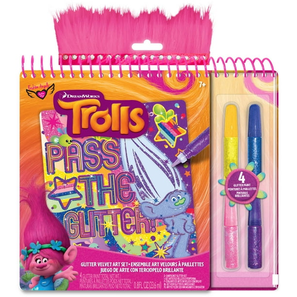 Trolls Glitter Velvet Art Set