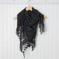 thumbnail image 1 of Design Imports CRCH09-BLK Cachemire au Crochet - Noir, 1 of 1