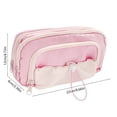 thumbnail image 4 of Under $1 Pencil Case, Drawstring Large Capacity Multi-Layer Fabric Pen Pouch, Stain-Resistant Stationery Organizer for Junior College by PALIFEUR, 4 of 8