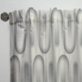thumbnail image 3 of Designart 'Minimal Geometric Retro Curved Ornament I' Mid-Century Modern Curtain Panel, 3 of 5